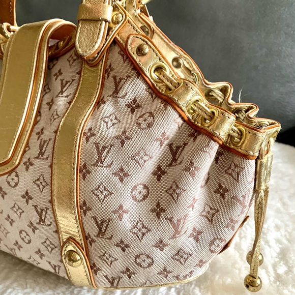 ‼️sold‼️Louis Vuitton Theda Mini Lin Khaki - Picture 5 of 16